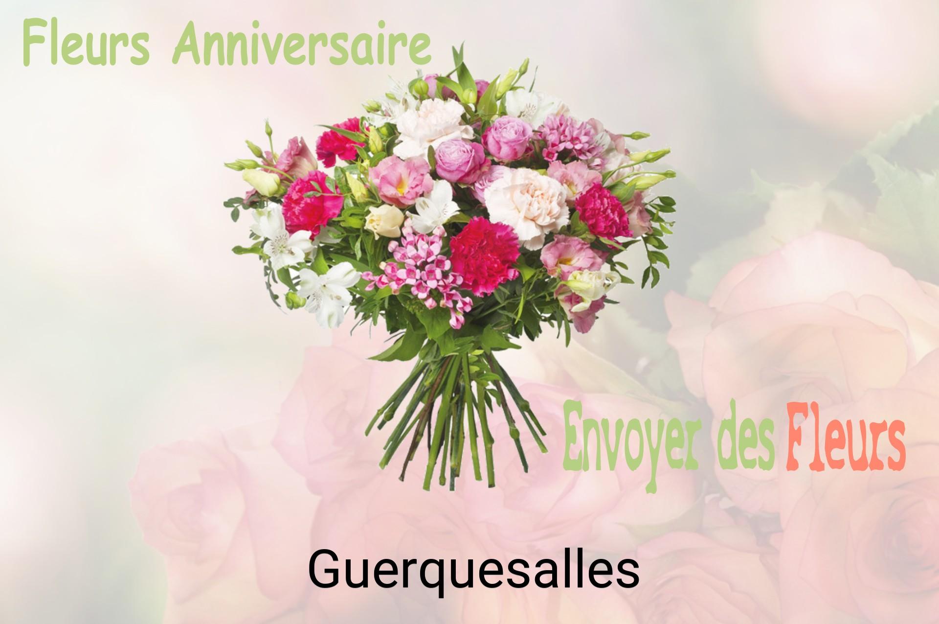 Bouquet de fleurs d’anniversaire livré à Guerquesalles